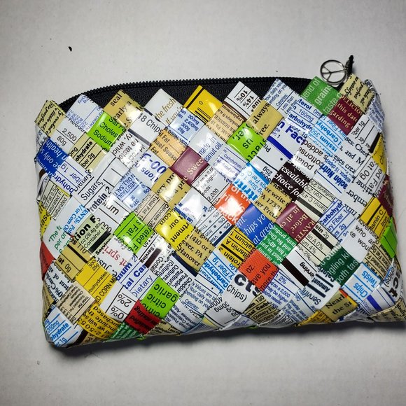 Handmade Upcycled Chip Bag Clutch Bag - Picture 2 of 4